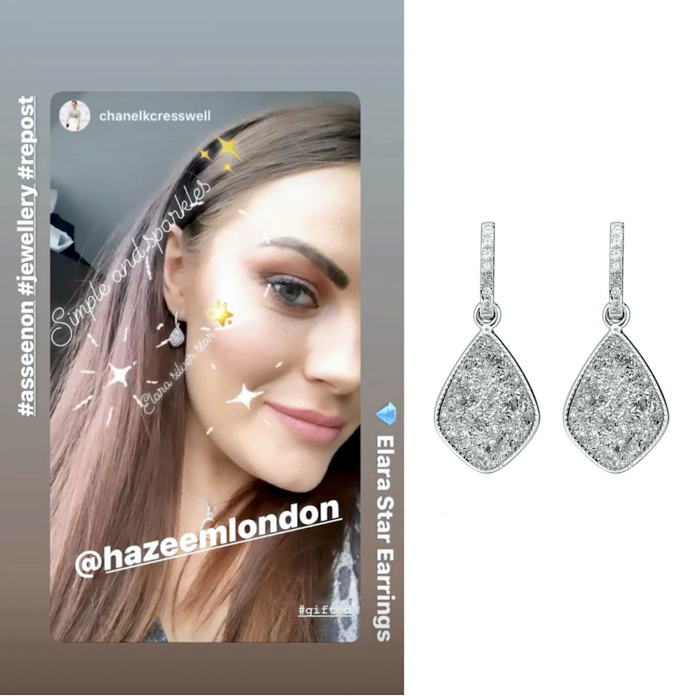 Chanel Cresswell wears H.AZEEM LONDON