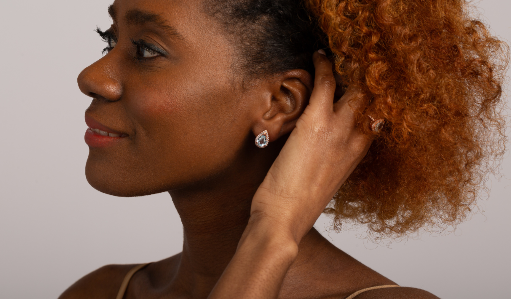 Blue Topaz Earrings