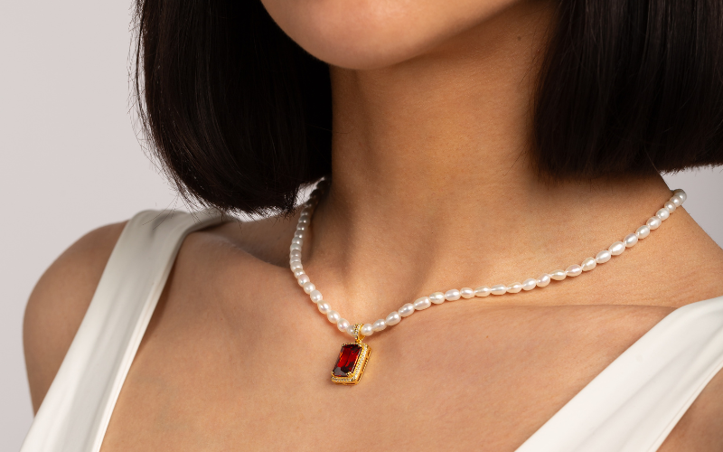 Garnet Necklaces