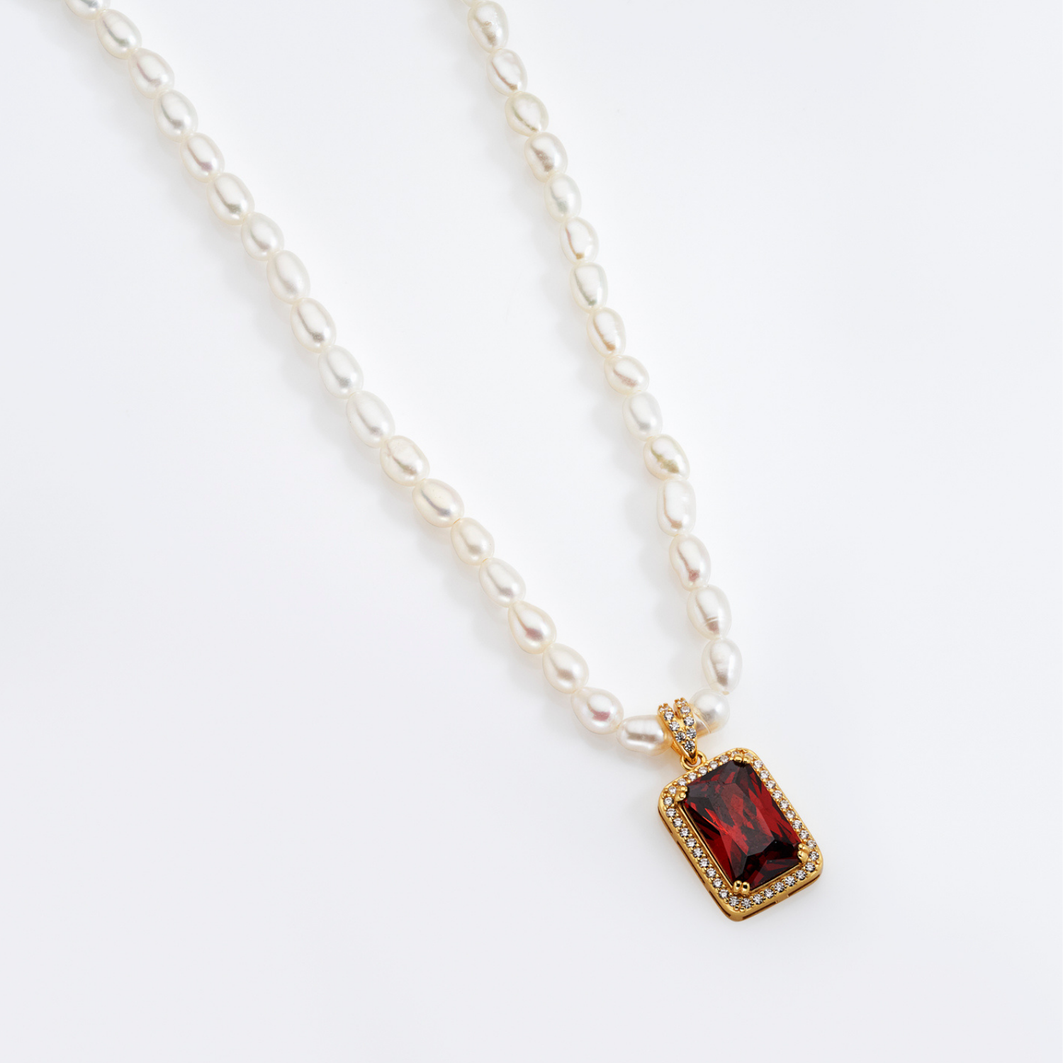 Victoria Garnet Necklace