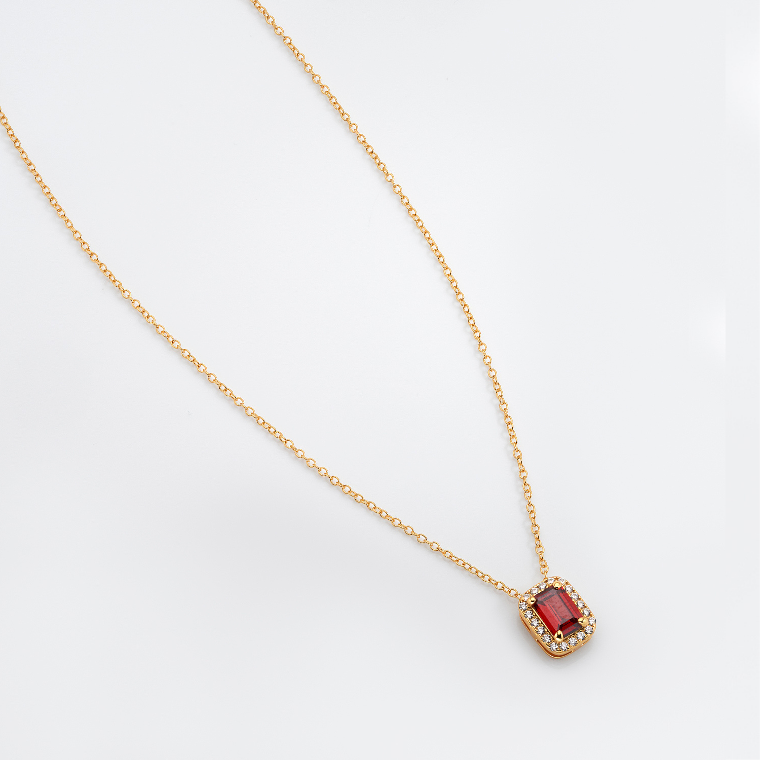 Regal Garnet Necklace