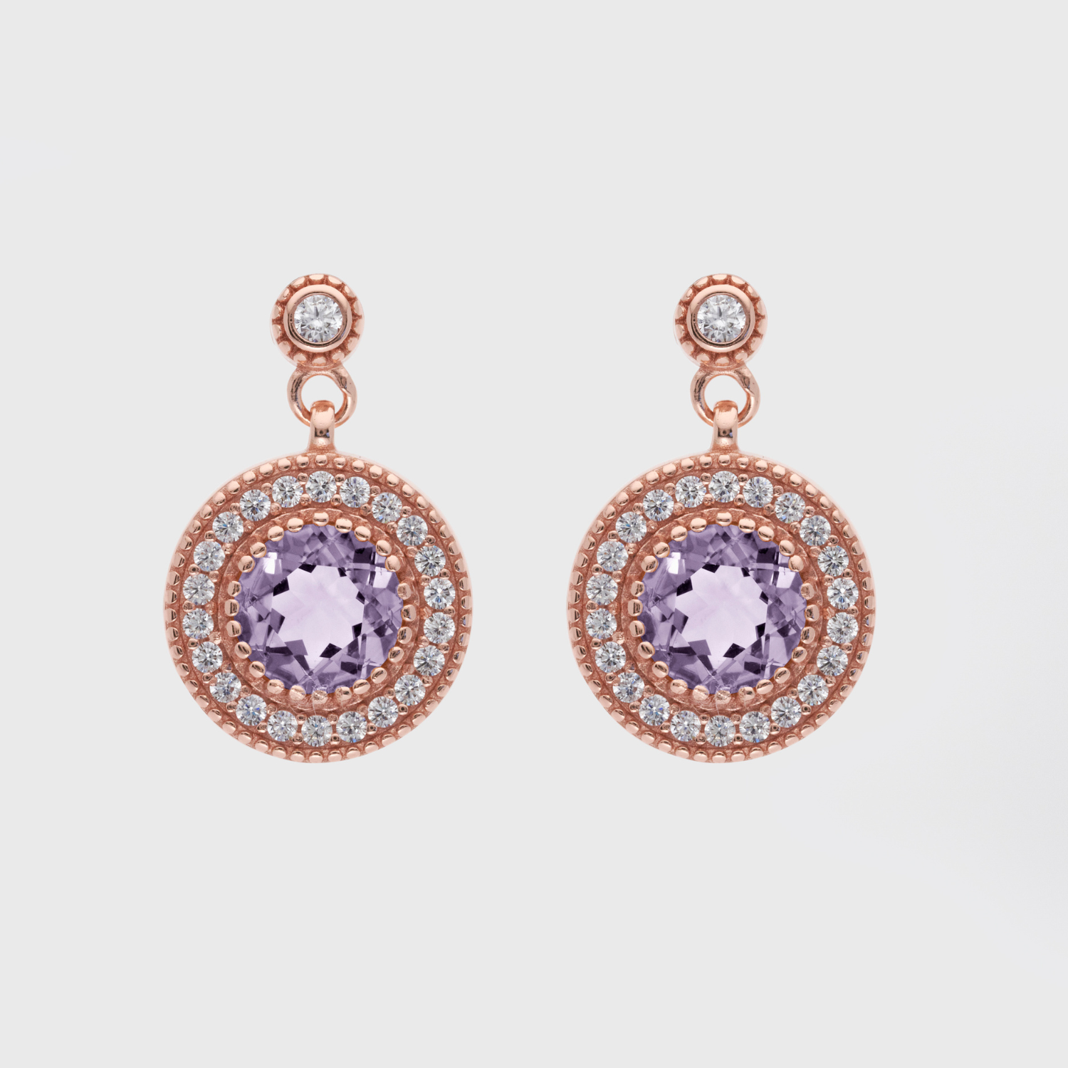 Byzantine Amethyst Earrings