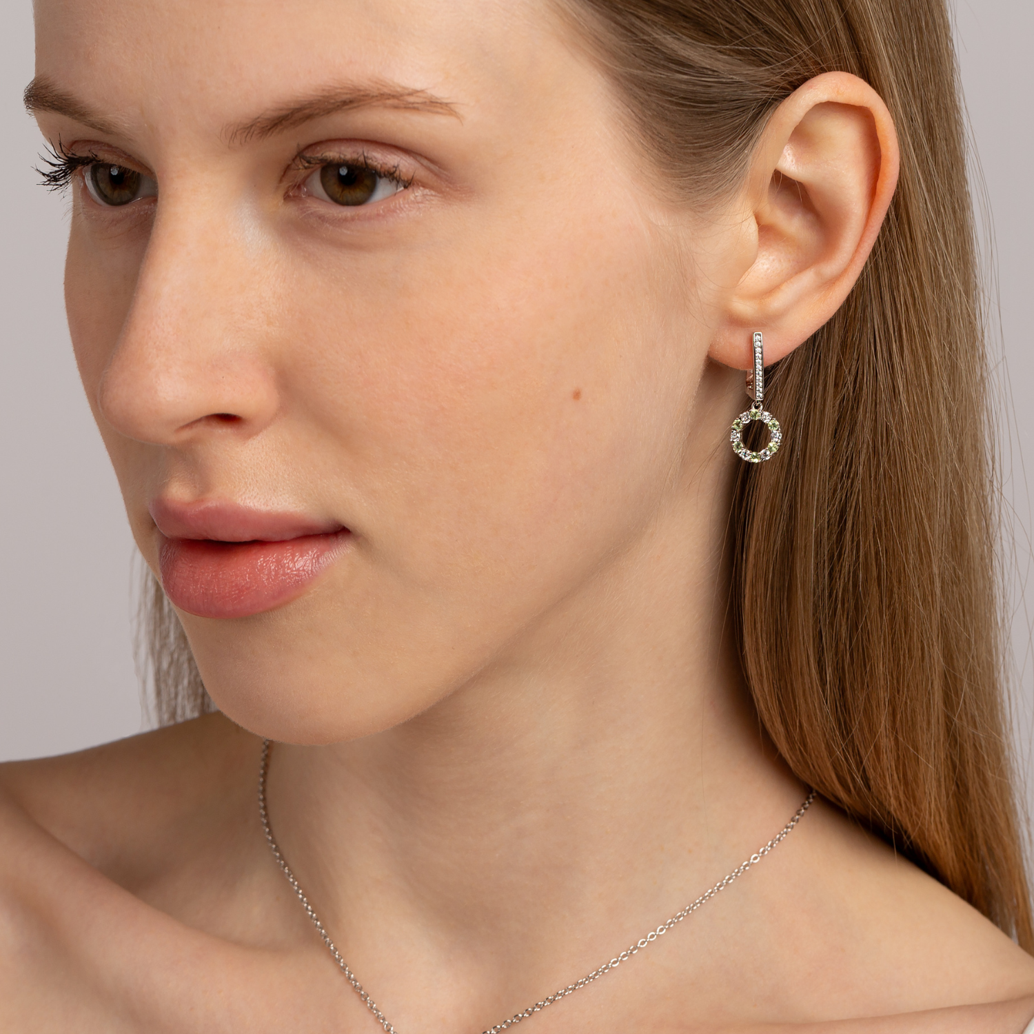 Venus Peridot Drop Earrings