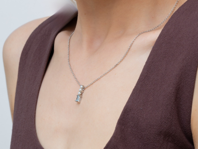 April birthstone White Topaz