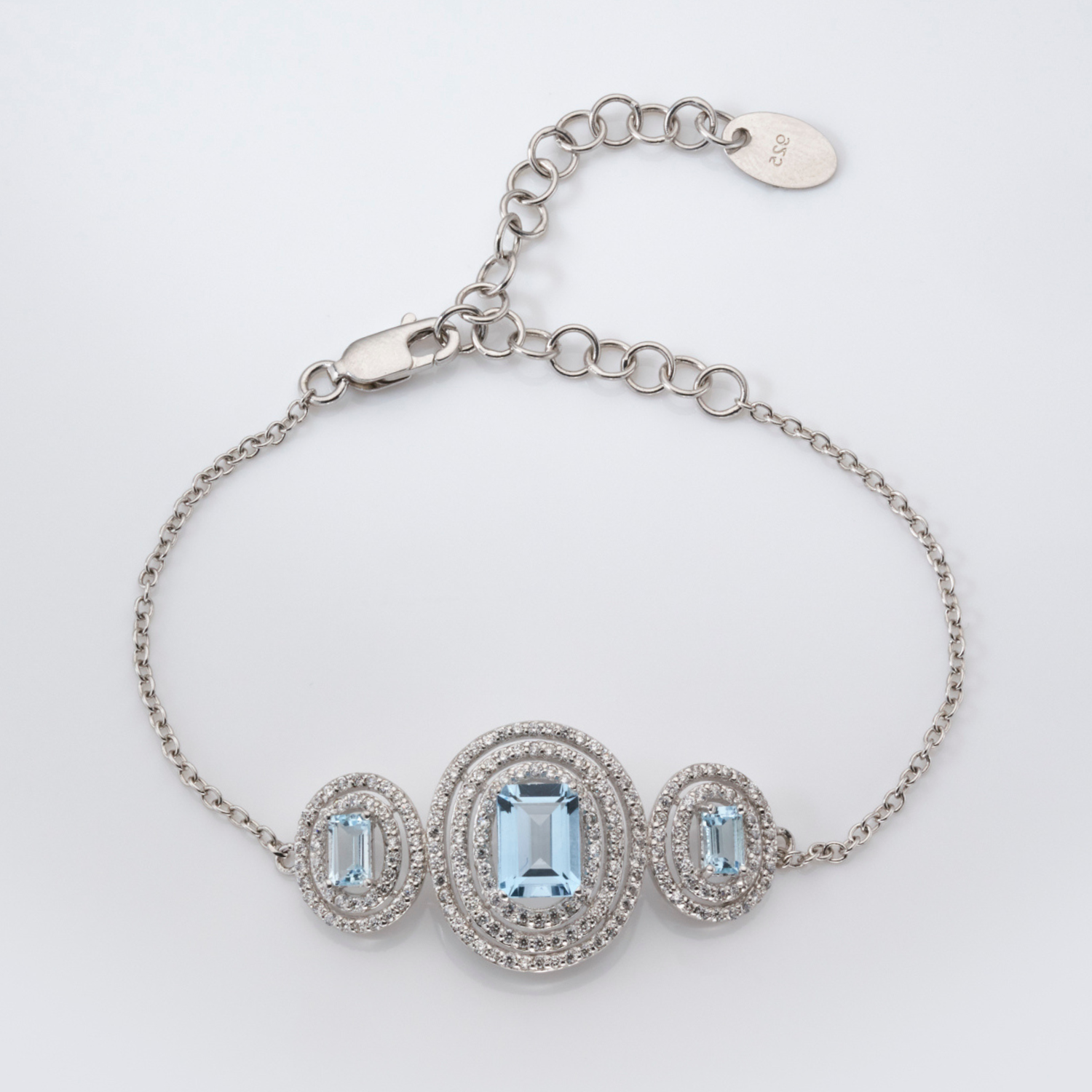 Stunning Blue Topaz Bracelet