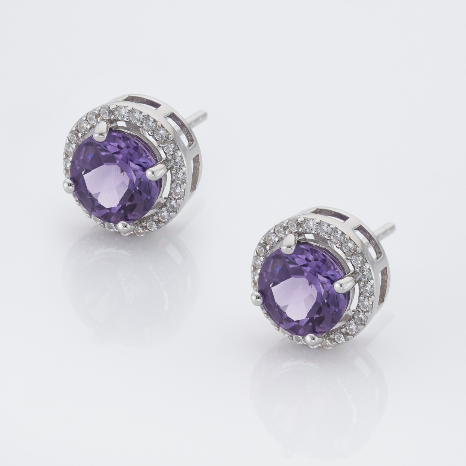 Royal Amethyst Earrings