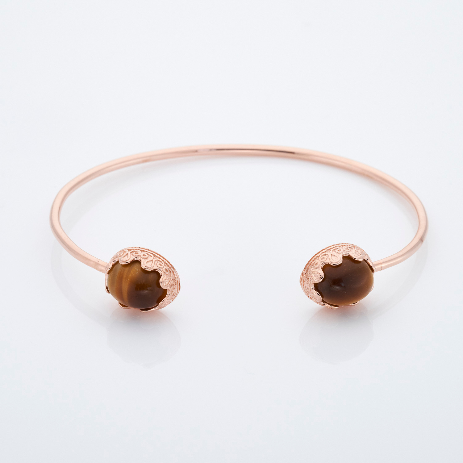 Lioness Rose Gold Bangle