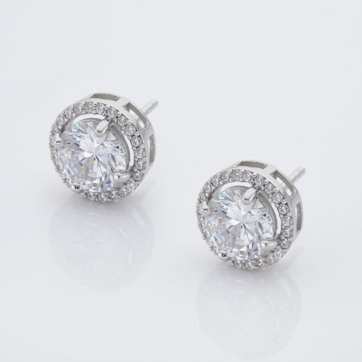 Royal White Topaz Earrings