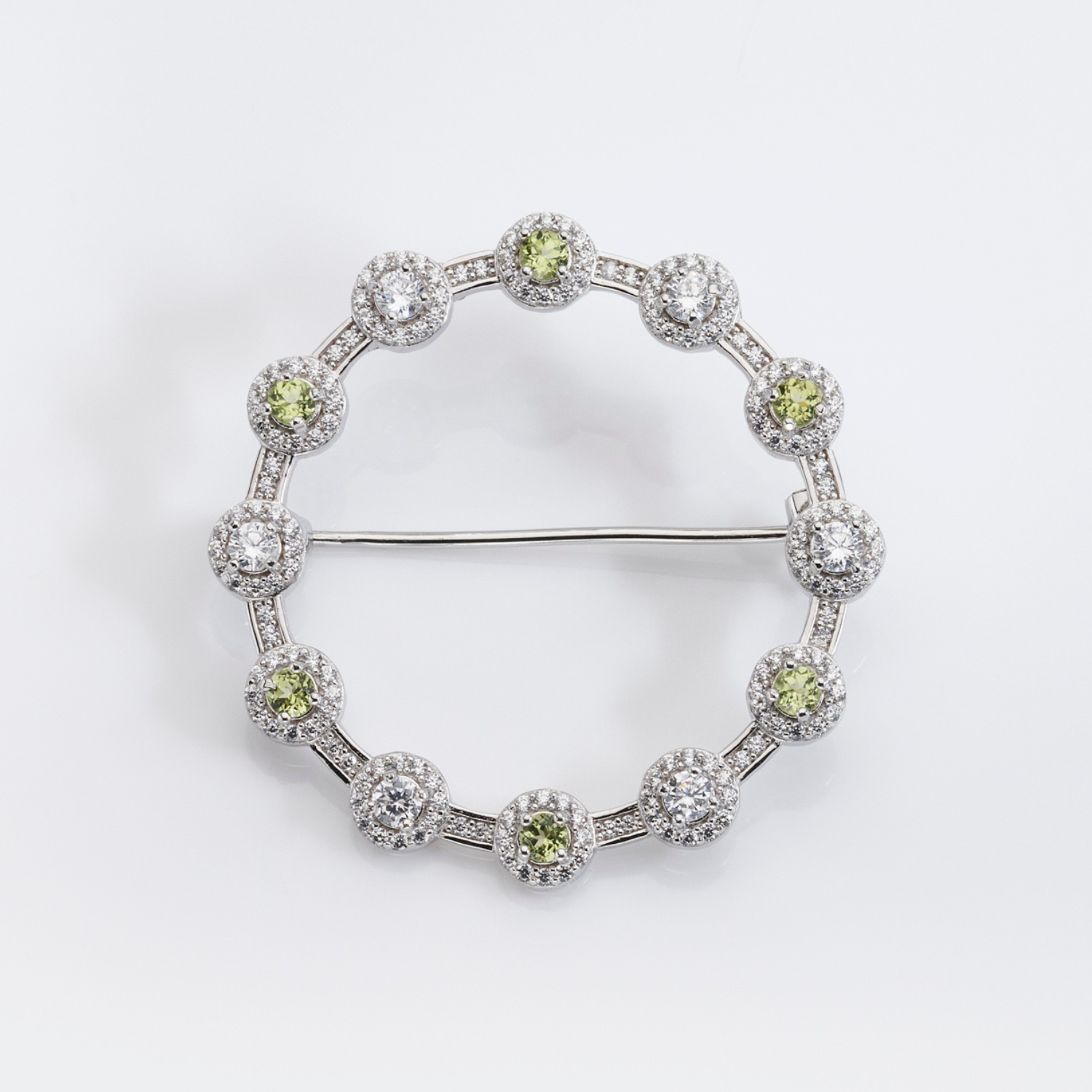 Venus Peridot Brooch