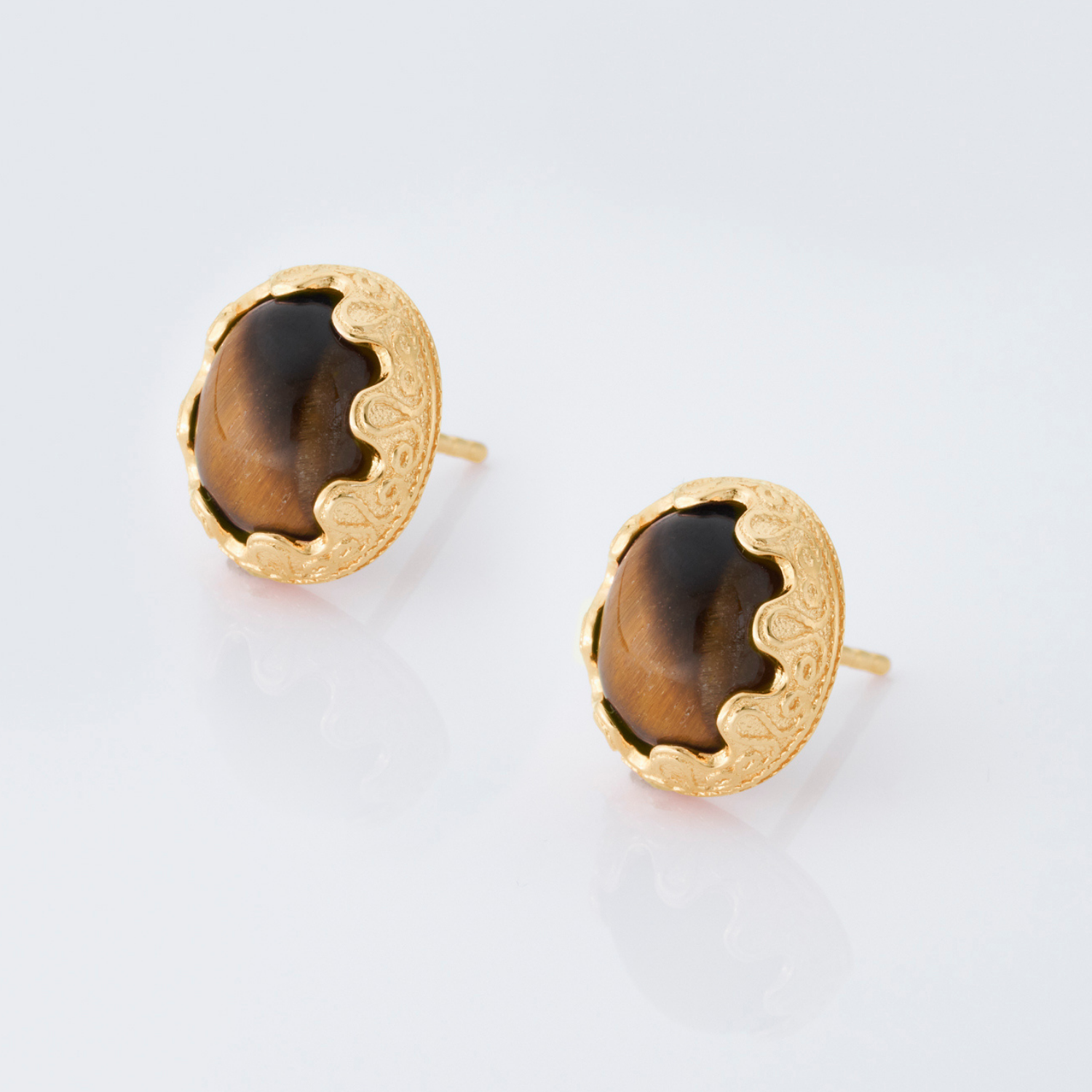 Lioness Gold Earrings