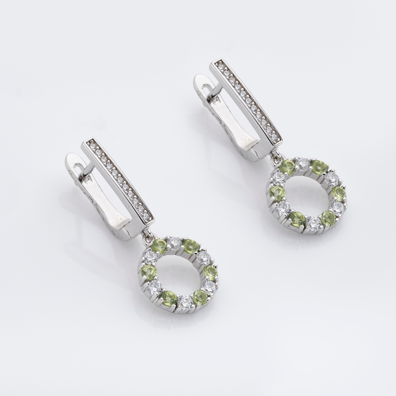 Venus Peridot Drop Earrings