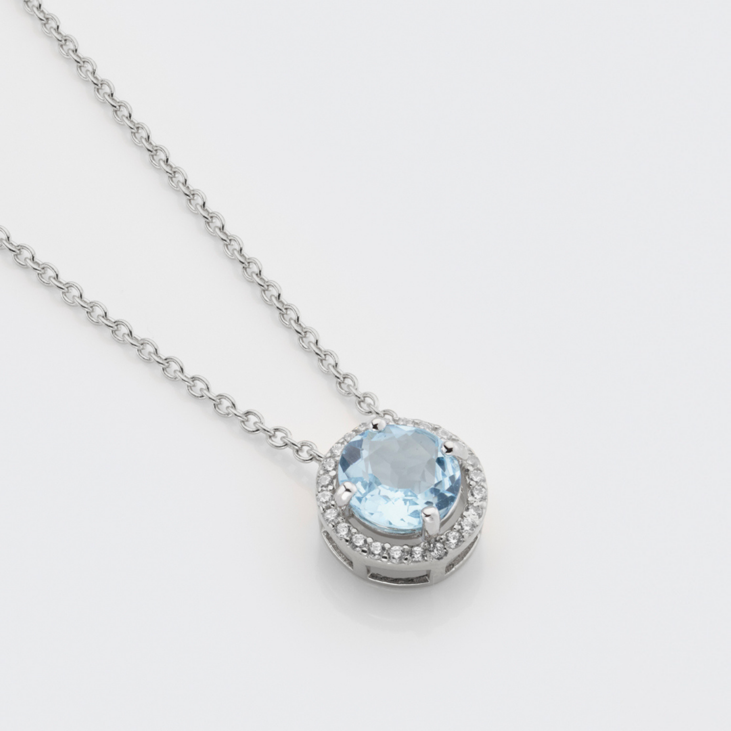 Royal Blue Topaz Necklace