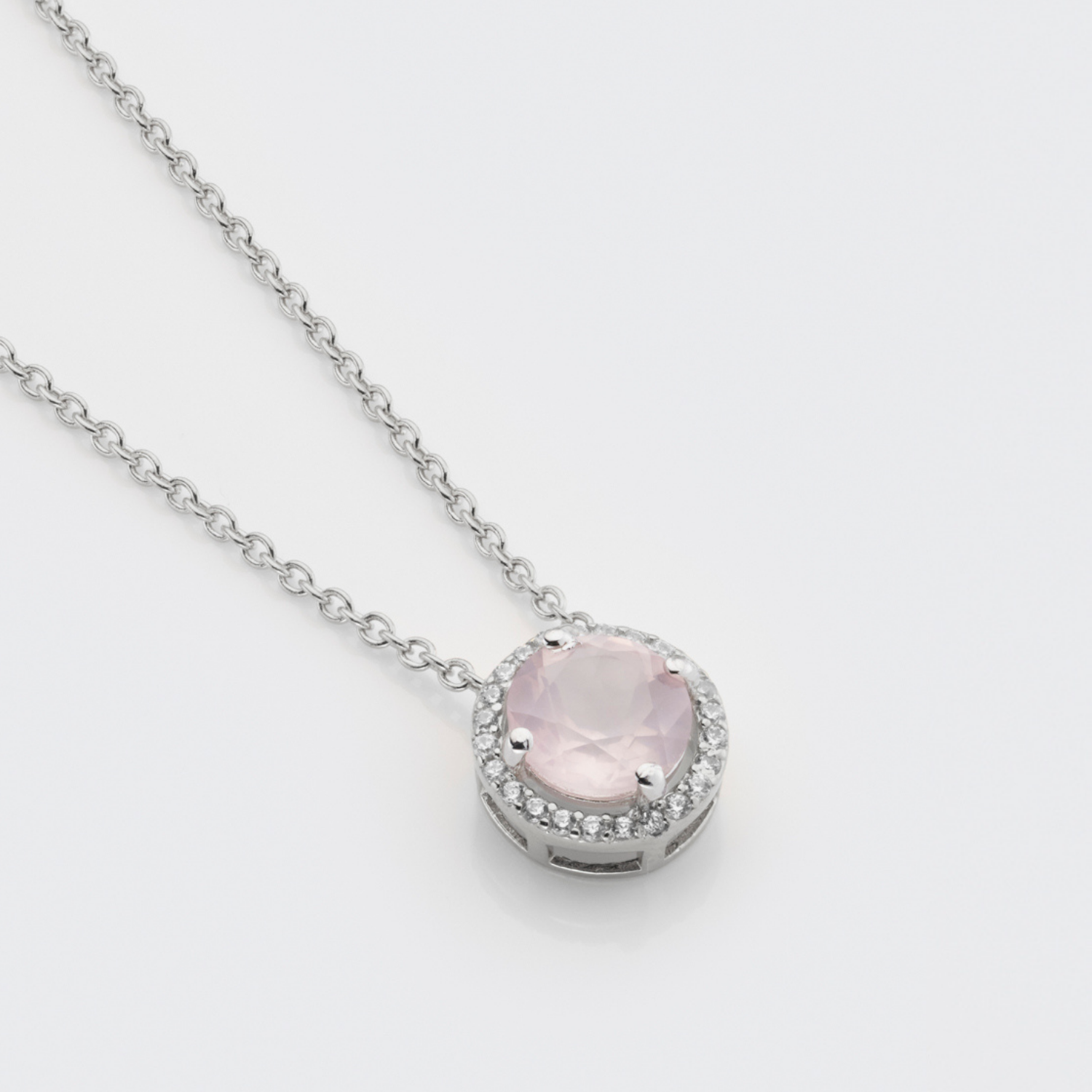 Royal Rose Quartz Necklace