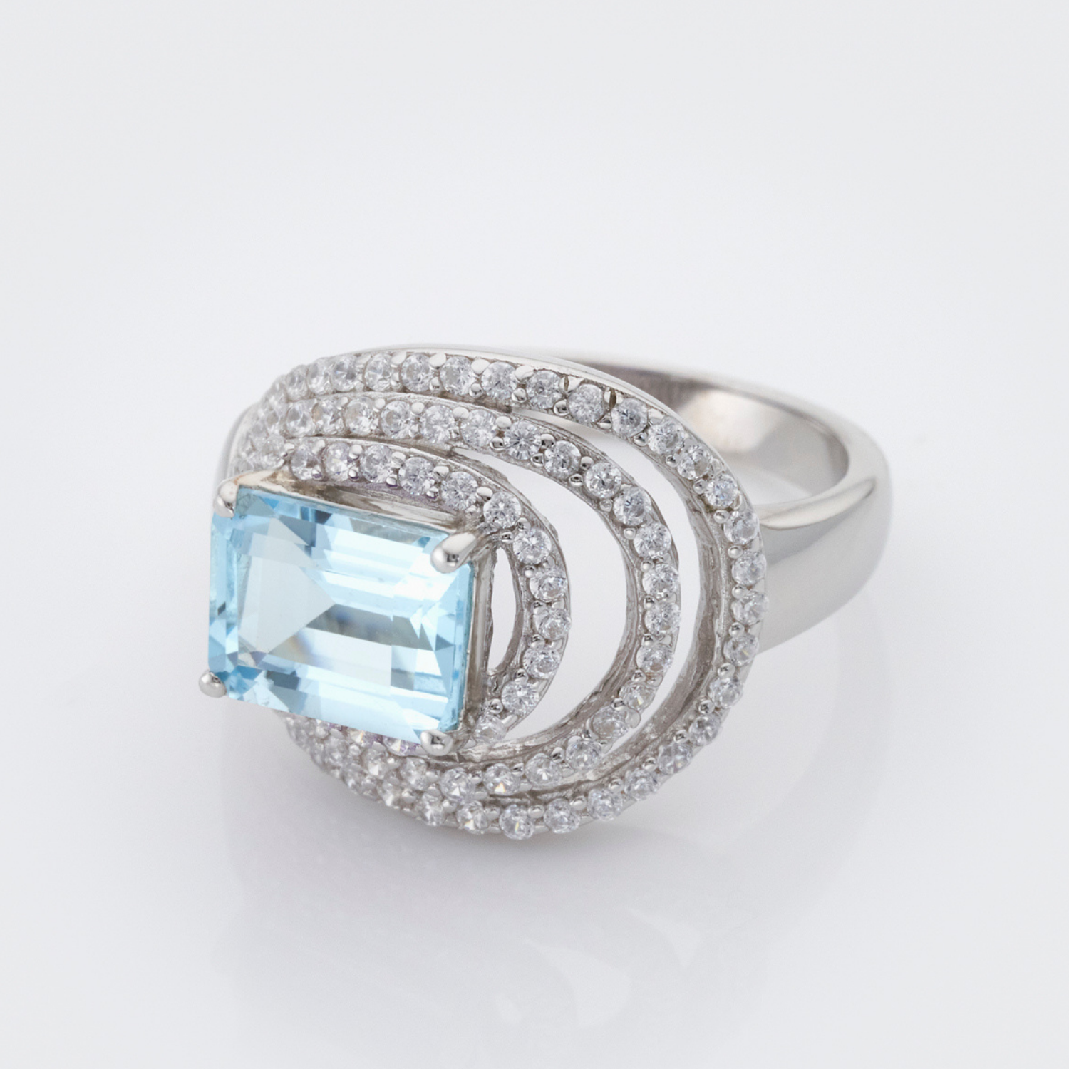 Stunning Blue Topaz Ring