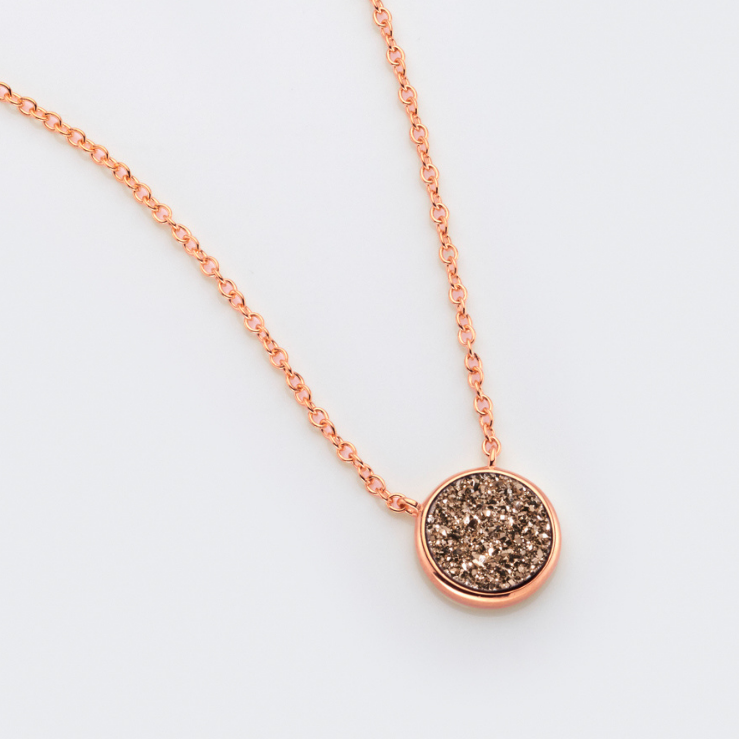 Elara Rose Gold Rose Necklace