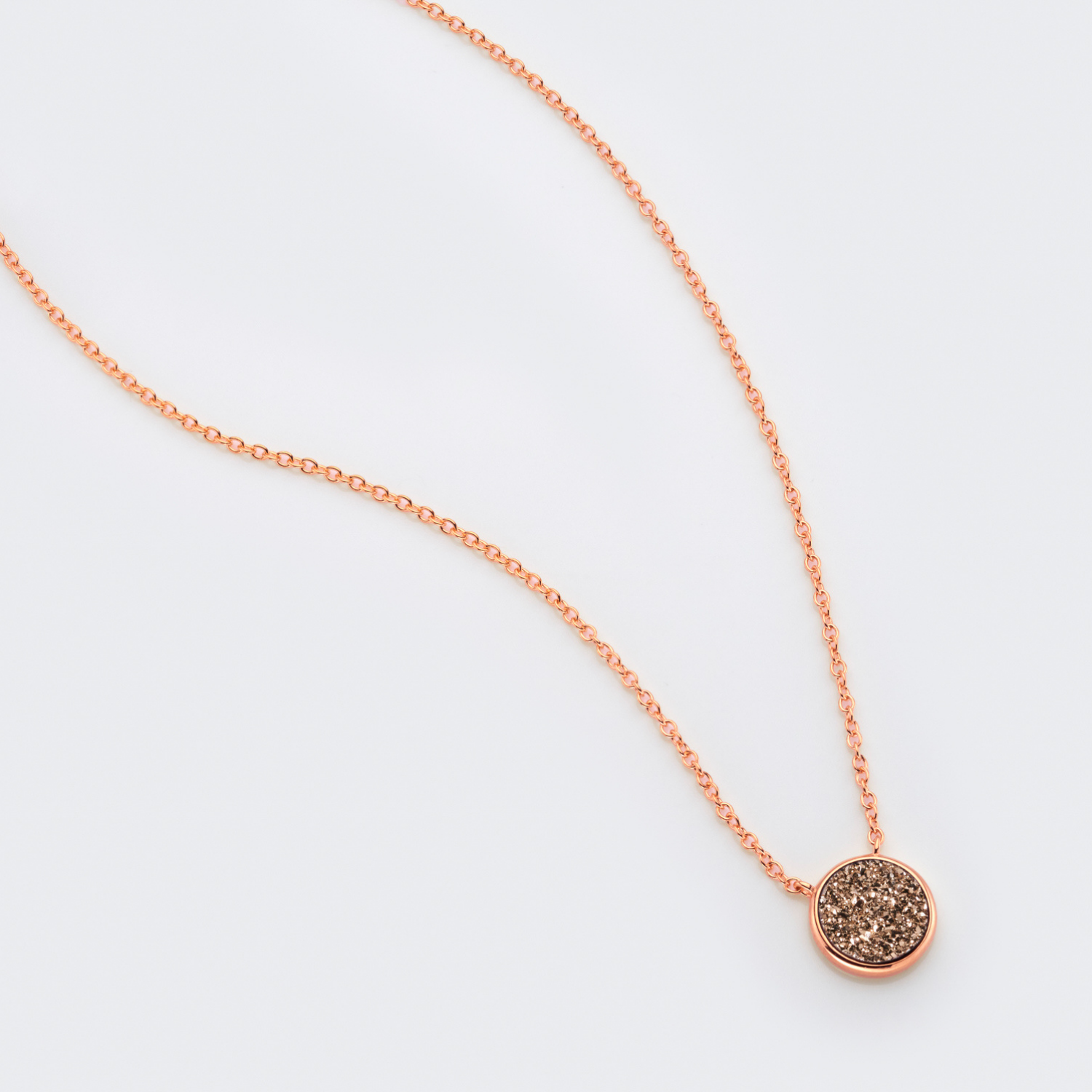 Elara Rose Gold Rose Necklace