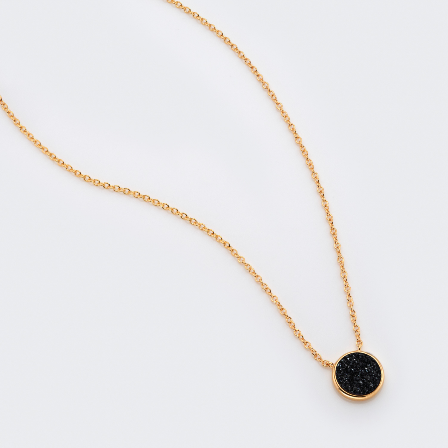 Elara Gold Black Necklace