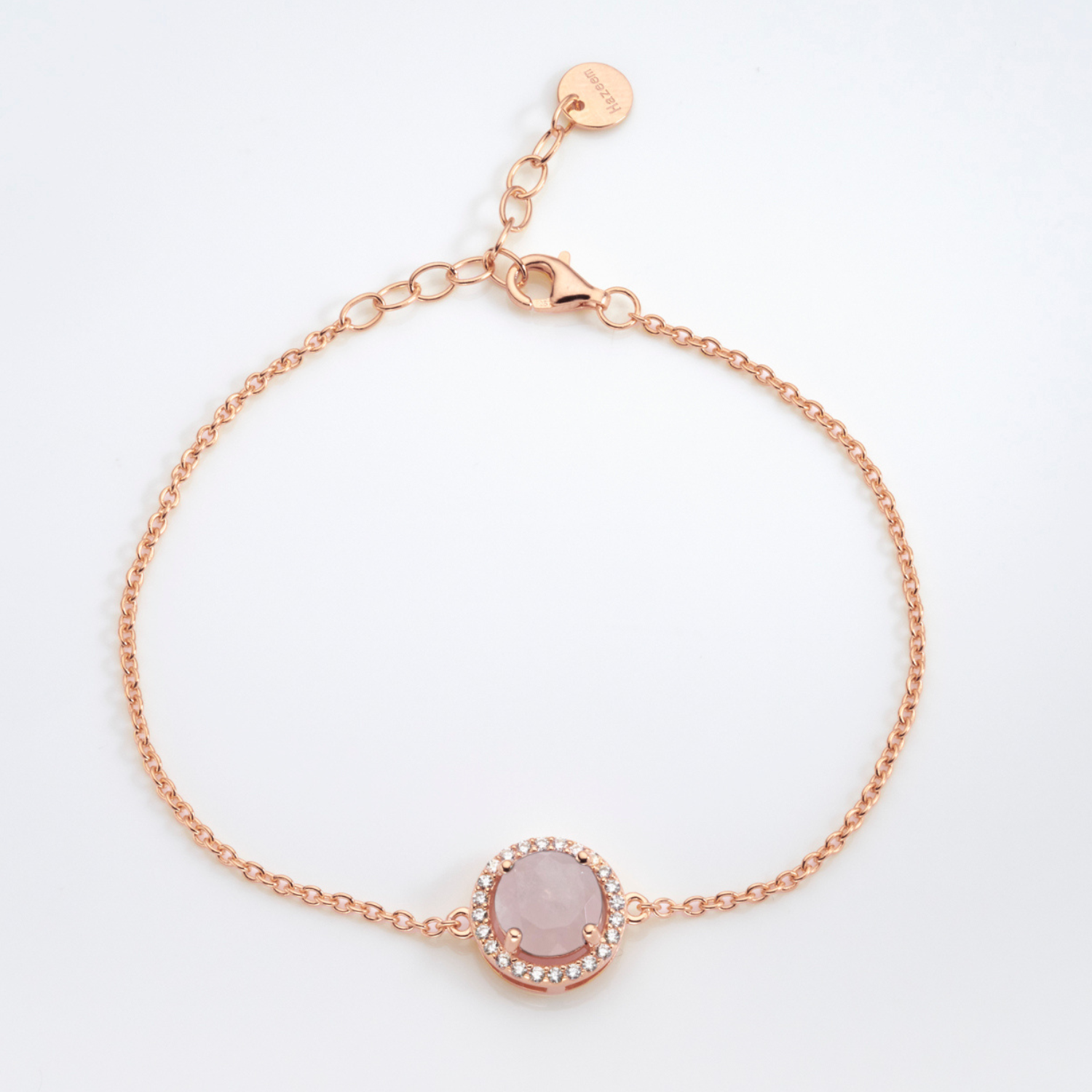 Royal Rose Gold Rose Quartz Bracelet