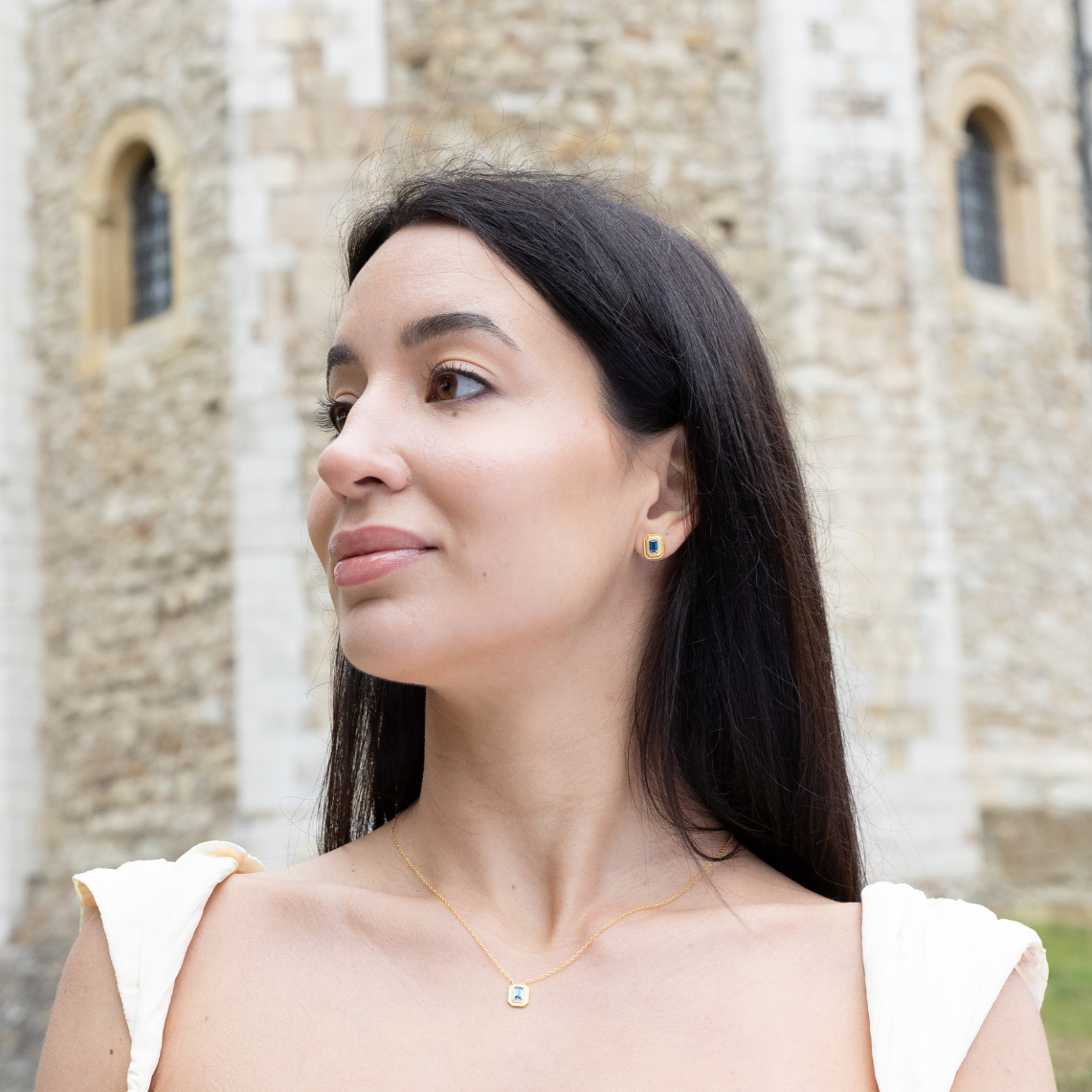 Historic Royal Palaces Jewel Sapphire Orb Earrings