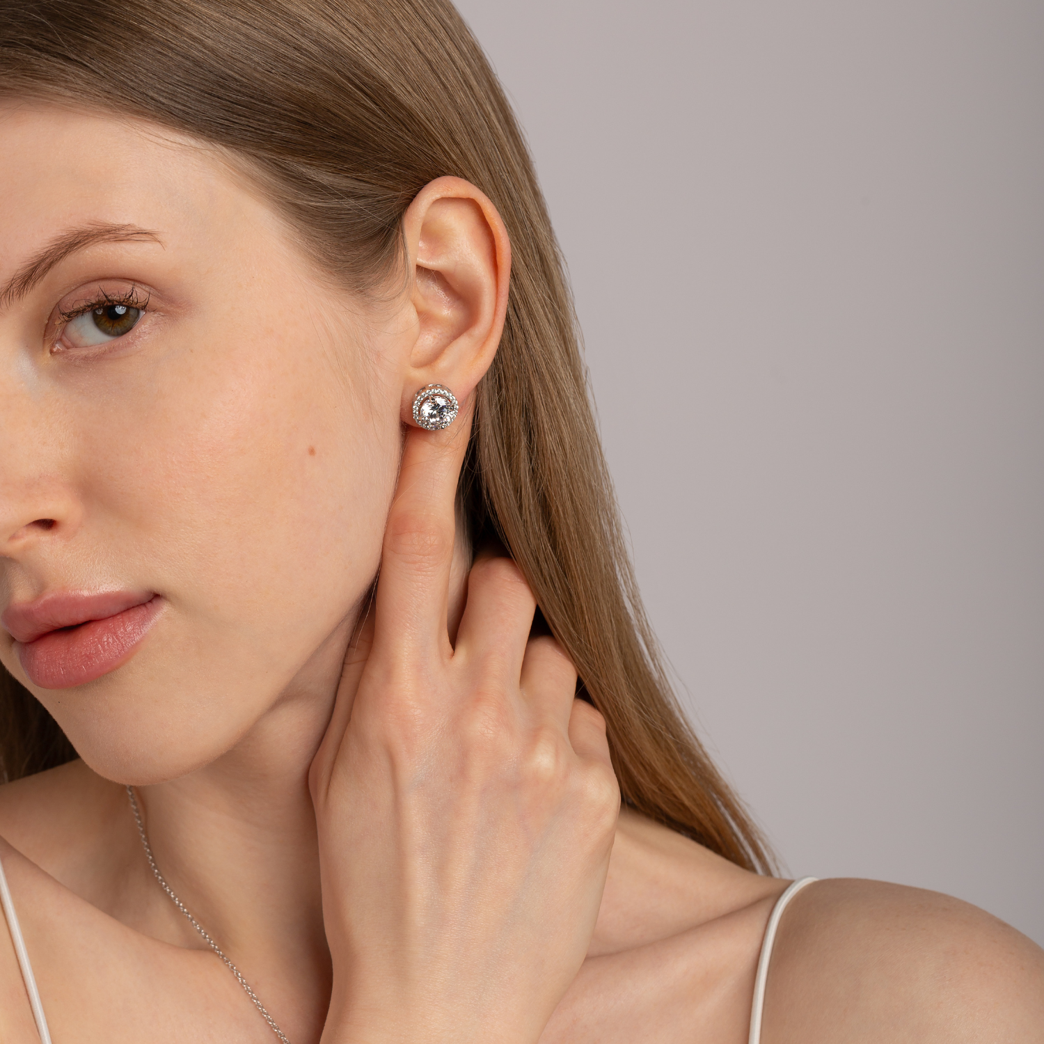 Royal White Topaz Earrings