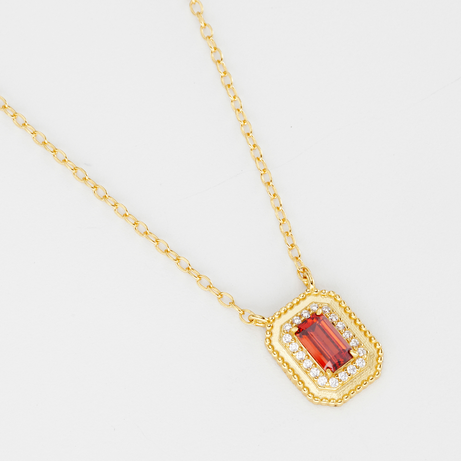 Historic Royal Palaces Jewel Garnet Orb Necklace