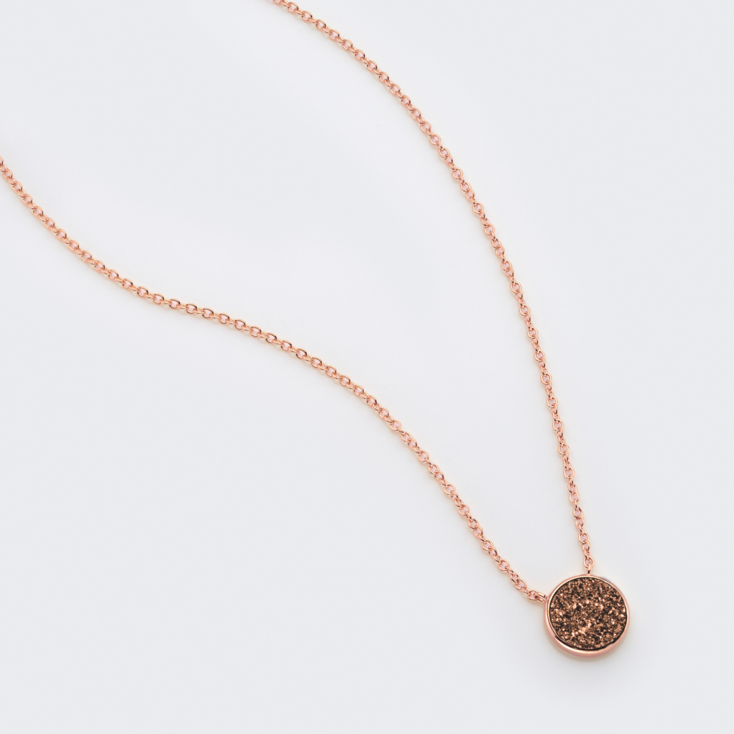 Elara Rose Gold Coffee Necklace