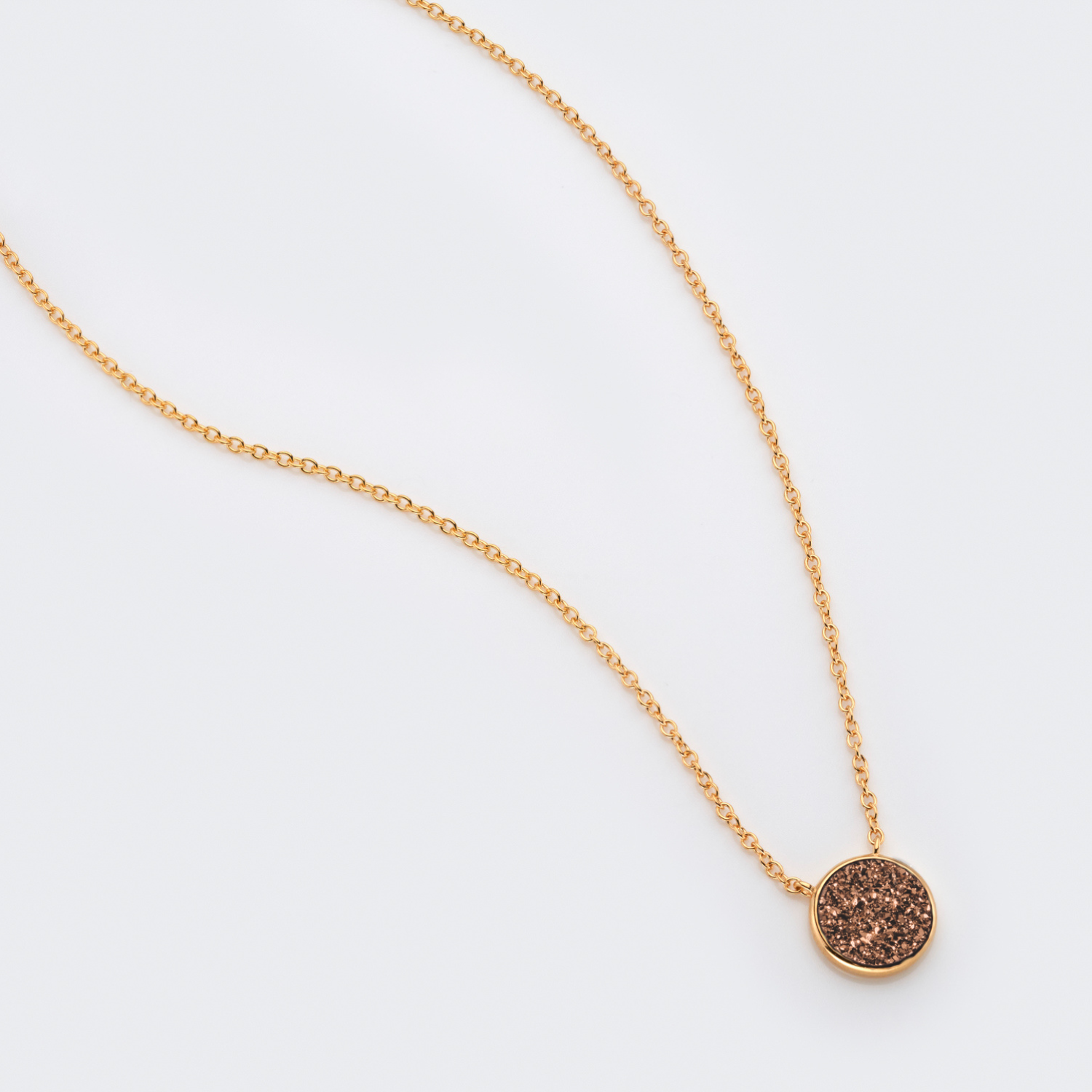 Elara Gold Coffee Necklace