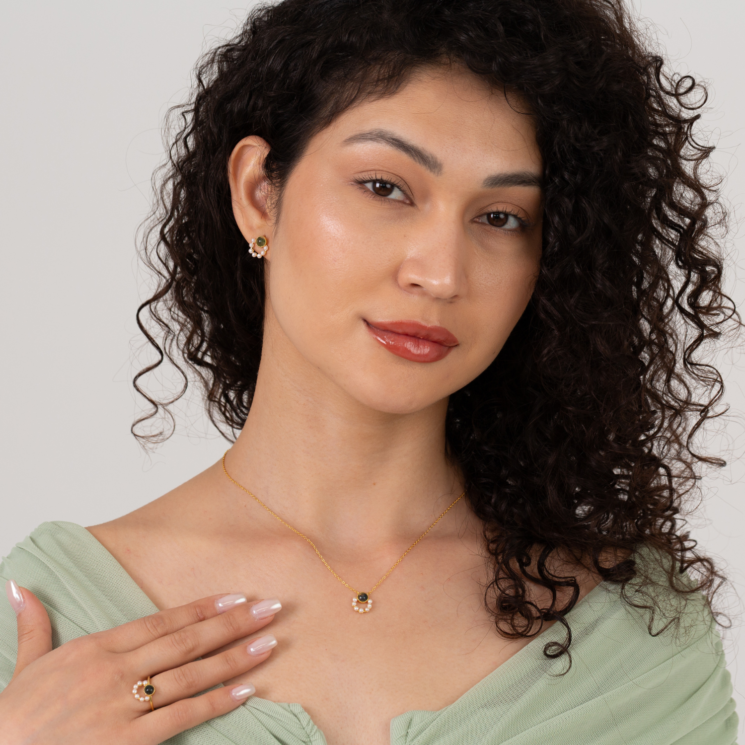 Gaia Pearl Necklace