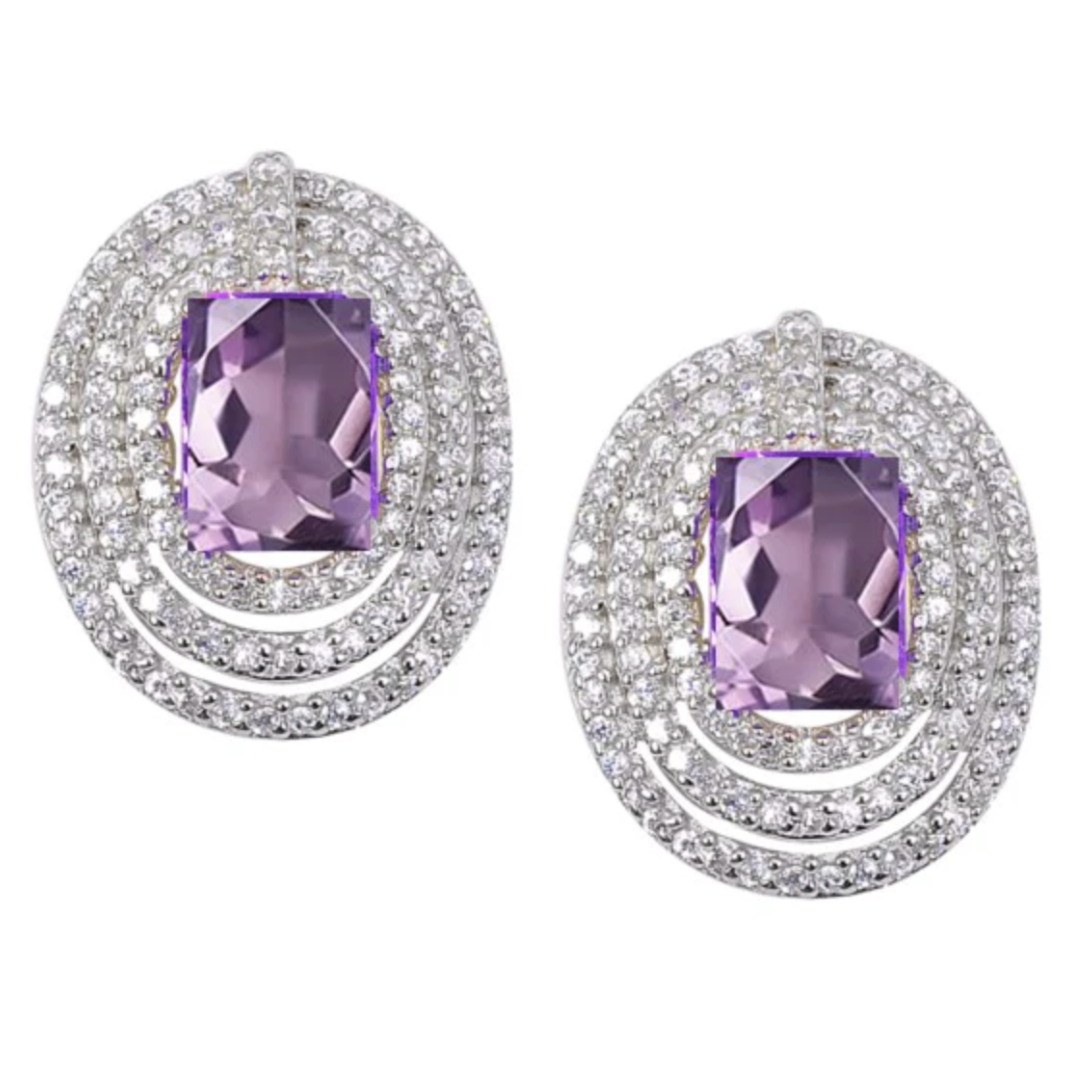 Stunning Amethyst Earrings