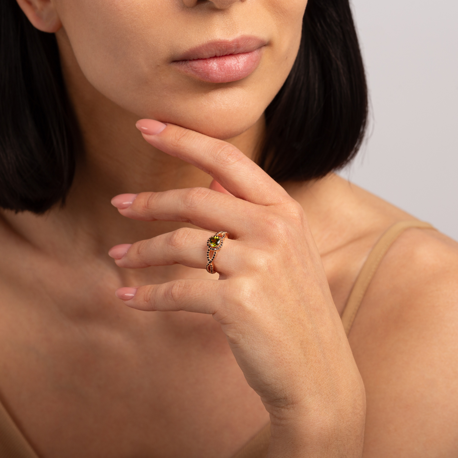 Dreamy Green Tourmaline Ring