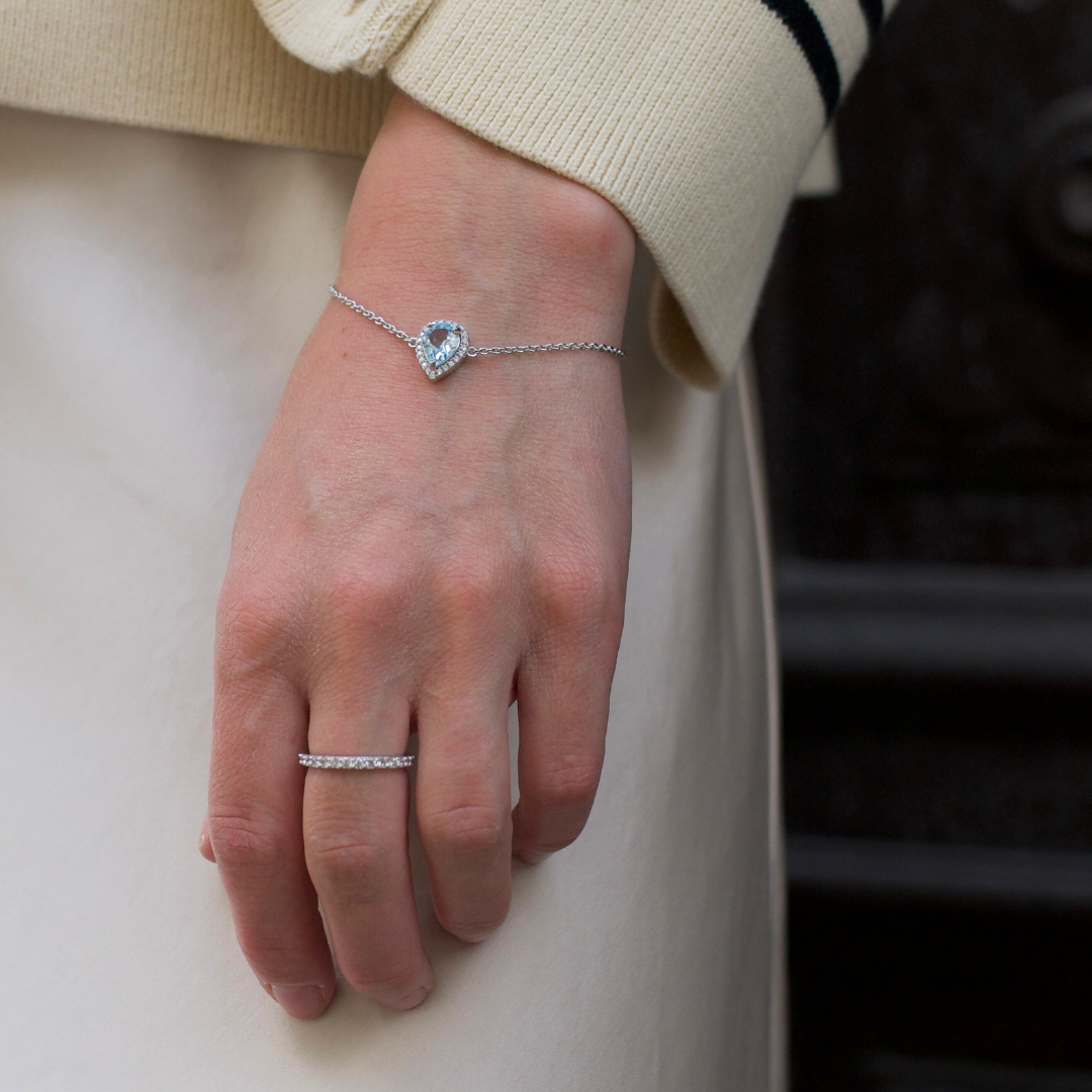 luscious blue topaz bracelet