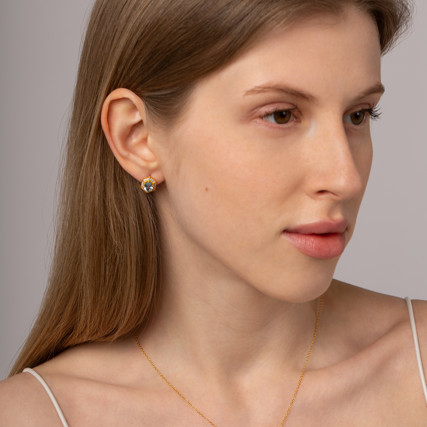 Hexagon Earrings