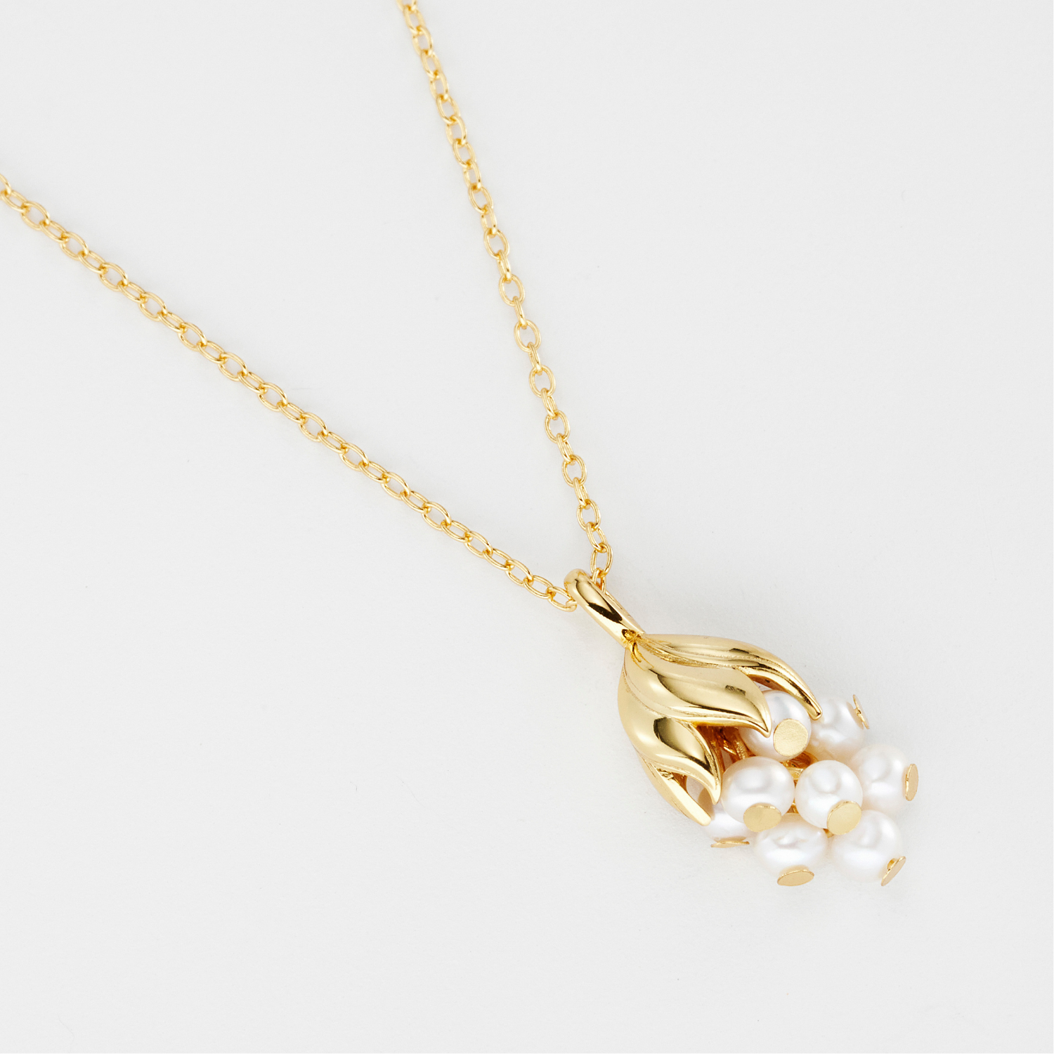 Historic Royal Palaces Jewel Gold Pearl Necklace