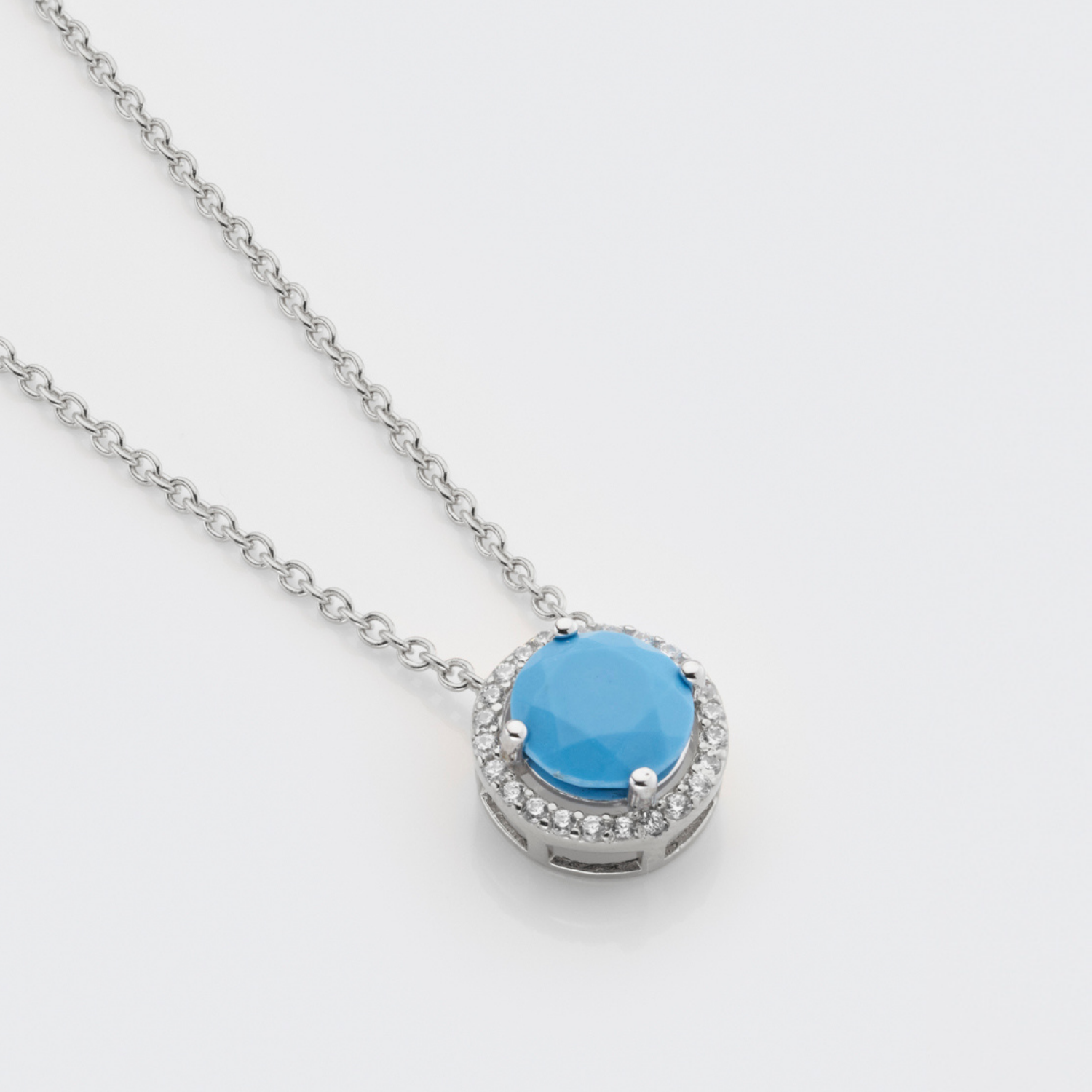 925 sterling silver turquoise necklace