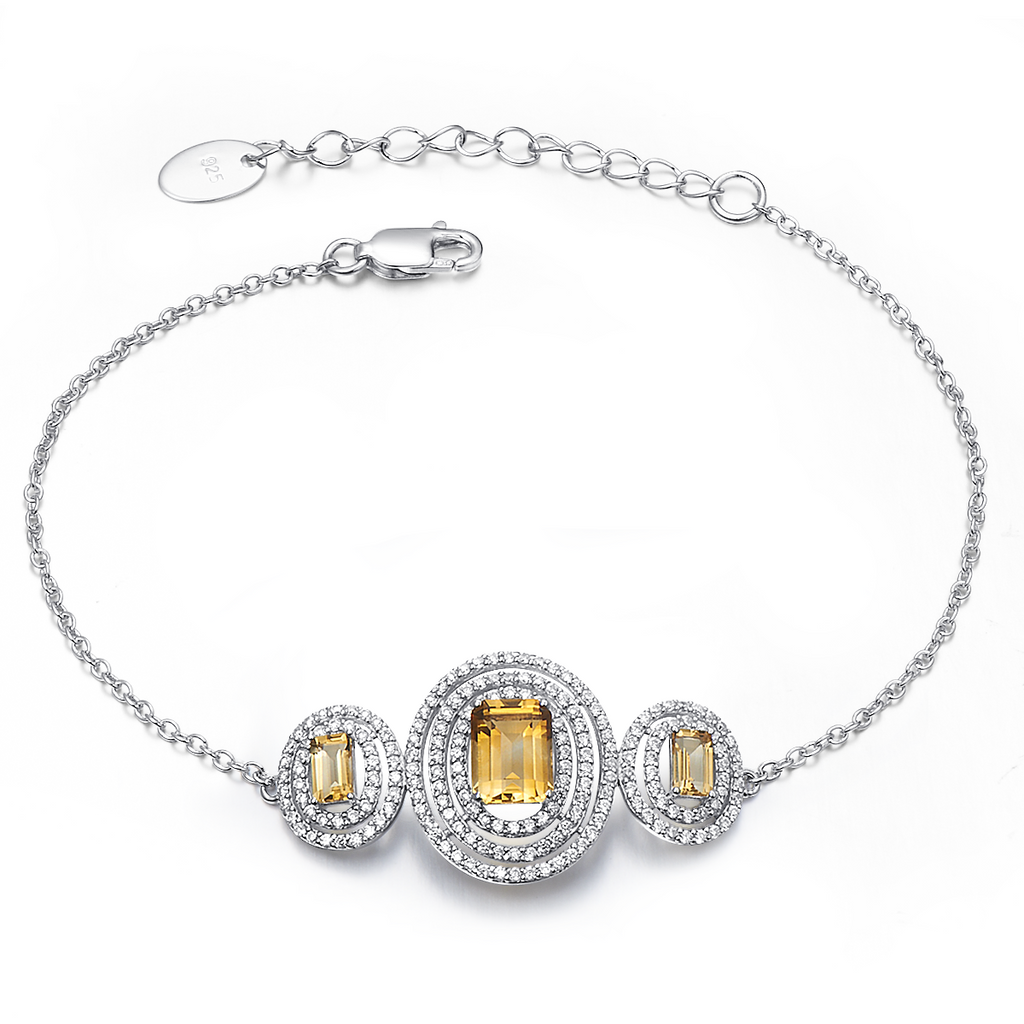 Stunning Citrine Bracelet - H.AZEEM London