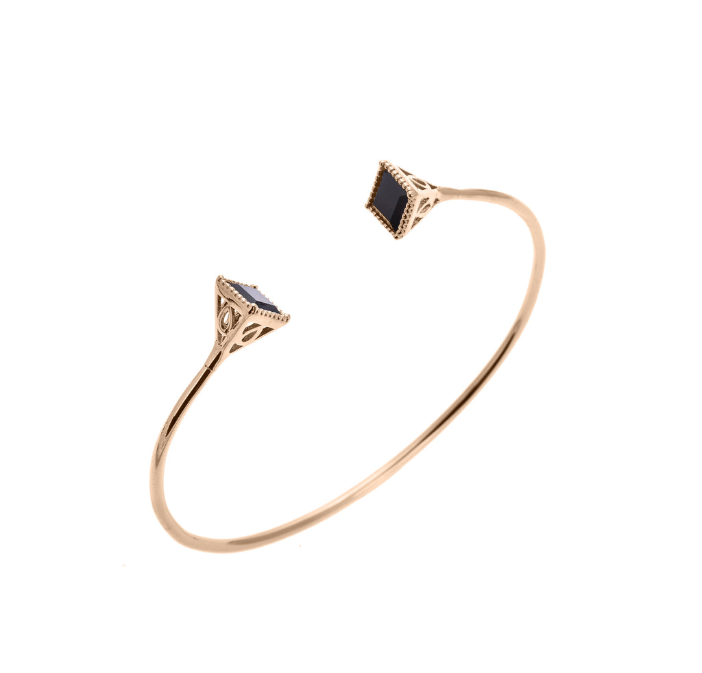 Admiral Rose Gold Bangle - H.AZEEM London