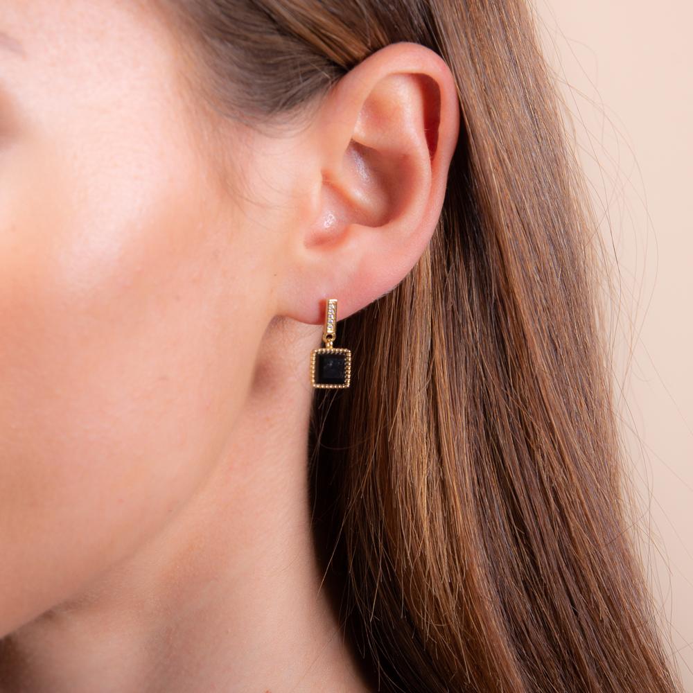 Admiral Rose Gold Earrings - H.AZEEM London