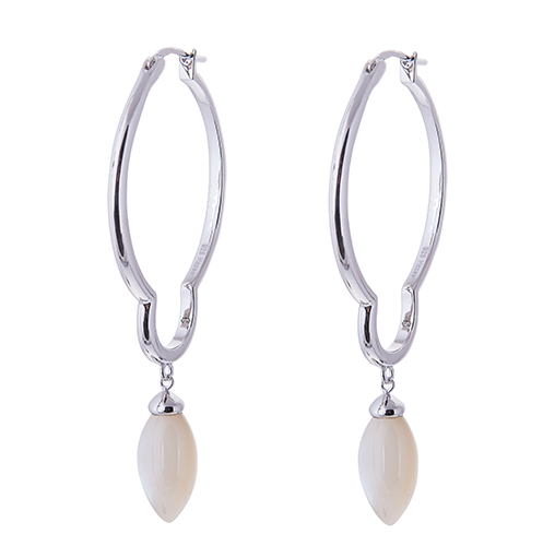 Artemesia's Silver Hoops - H.AZEEM London