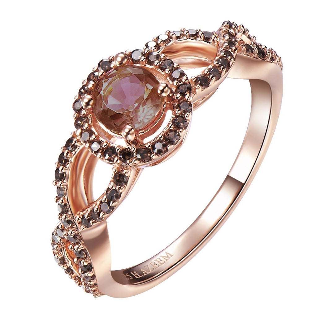 Dreamy Coffee Tourmaline Ring - H.AZEEM London