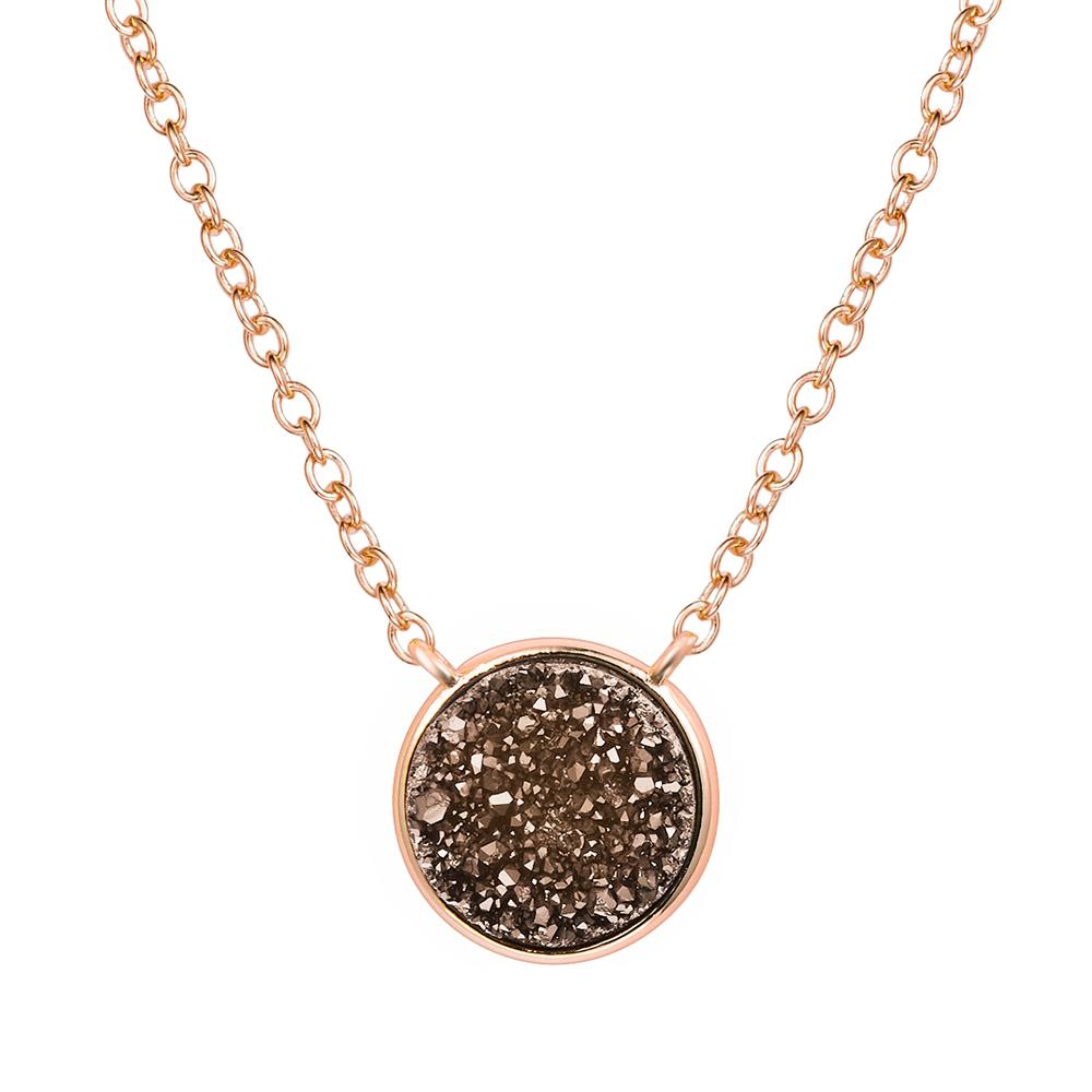 Elara's Rose Gold Coffee Necklace