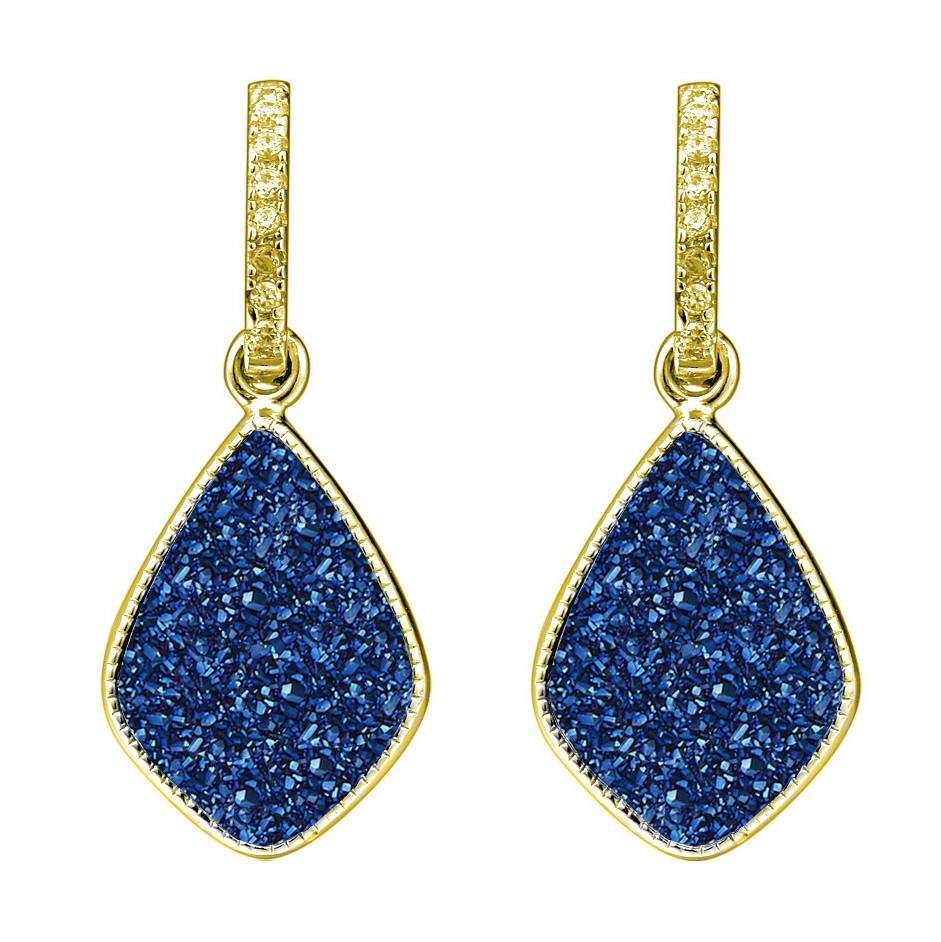 Elara's Star Blue Earrings - H.AZEEM London
