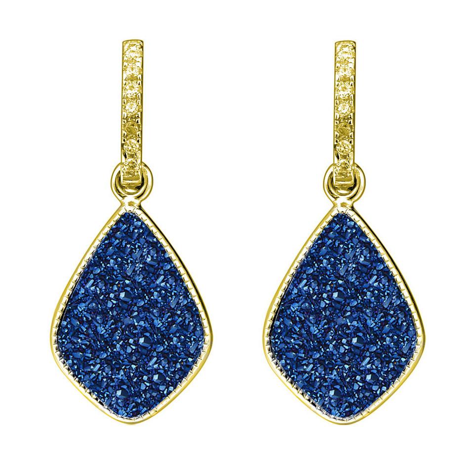 Elara's Star Blue Earrings