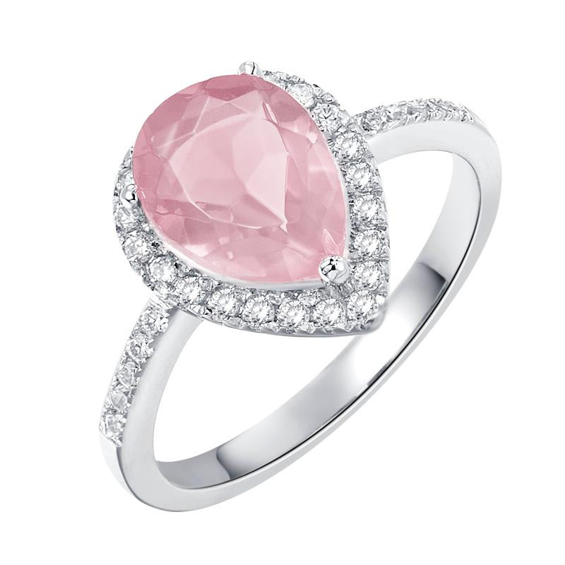 Luscious Rose Quartz Ring - H.AZEEM London