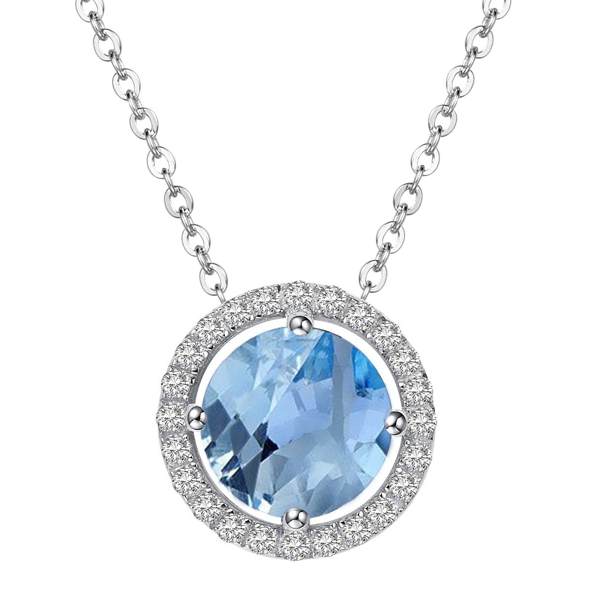Royal Blue Topaz Necklace