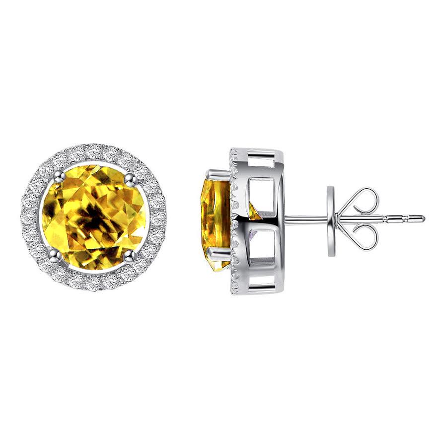 Royal Citrine Earrings - H.AZEEM London