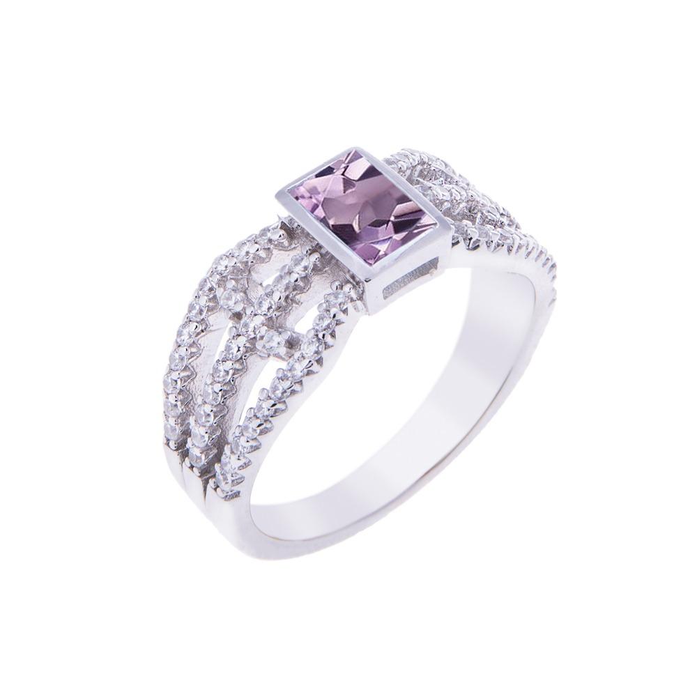 Sakura's Fan Amethyst Ring - H.AZEEM London