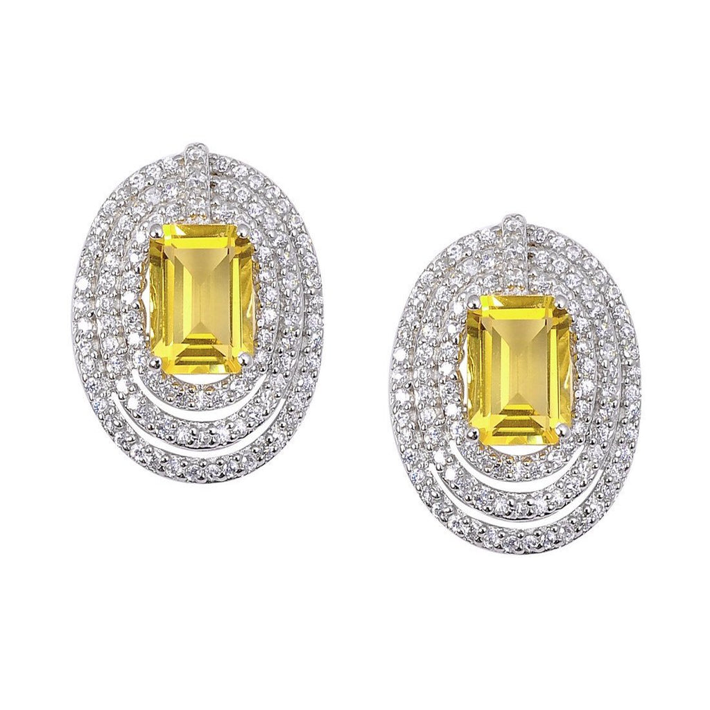 Stunning Citrine Earrings - H.AZEEM London