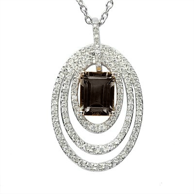 Stunning Smoky Quartz Necklace
