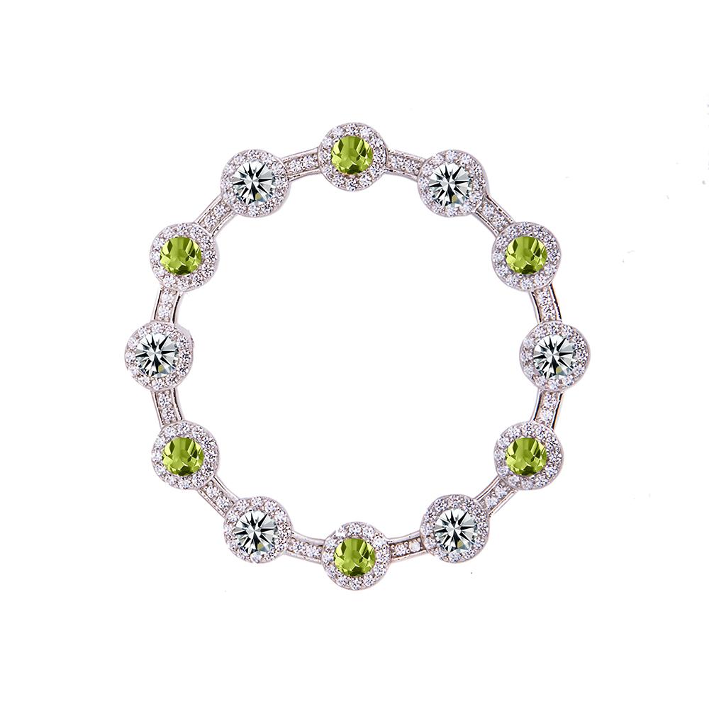 Venus Peridot Brooch - H.AZEEM London