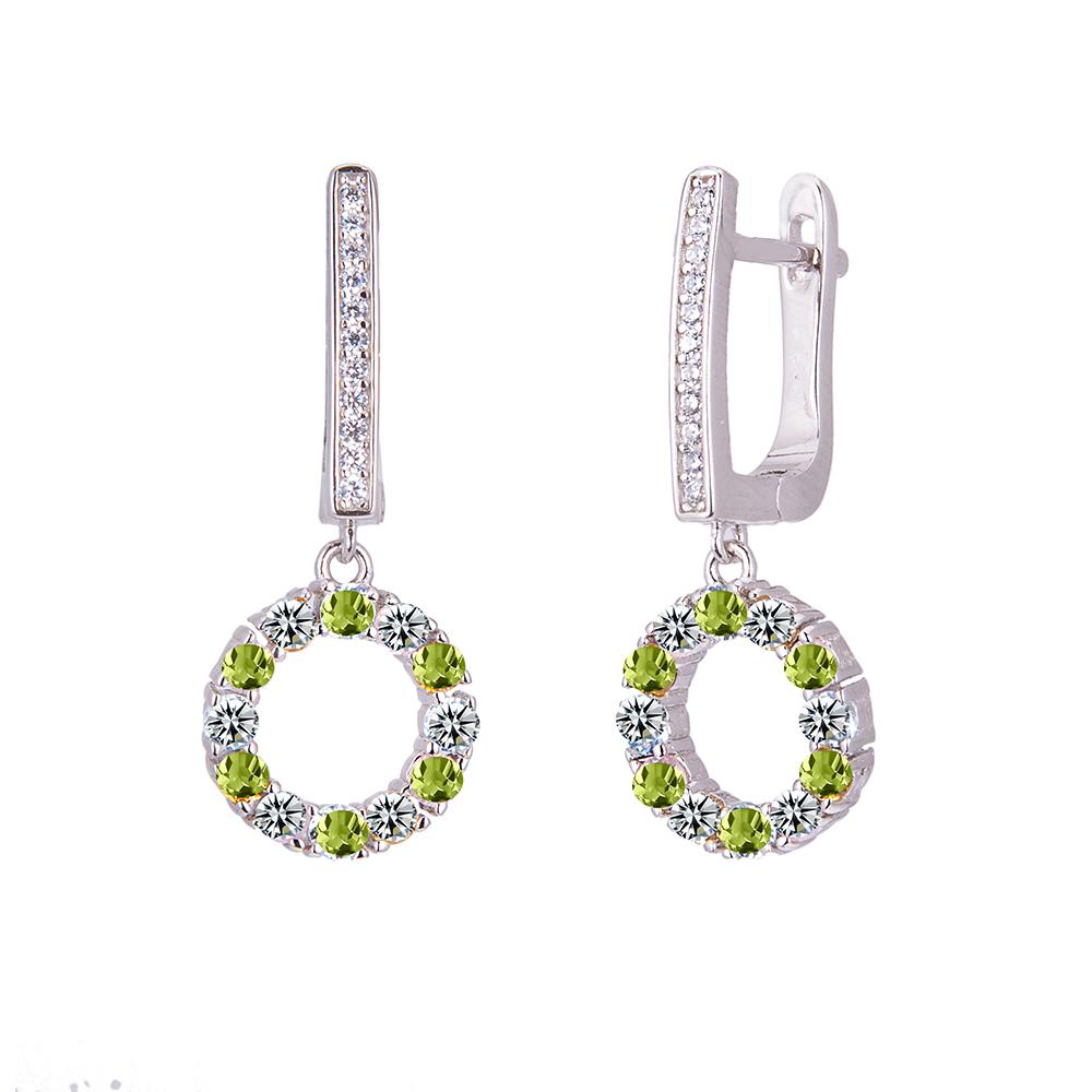 Venus Peridot Drop Earrings